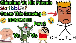 Shinchan Vs Jack Vs Masao In A Drawing Game😂 REMATCH! PART 2🔥