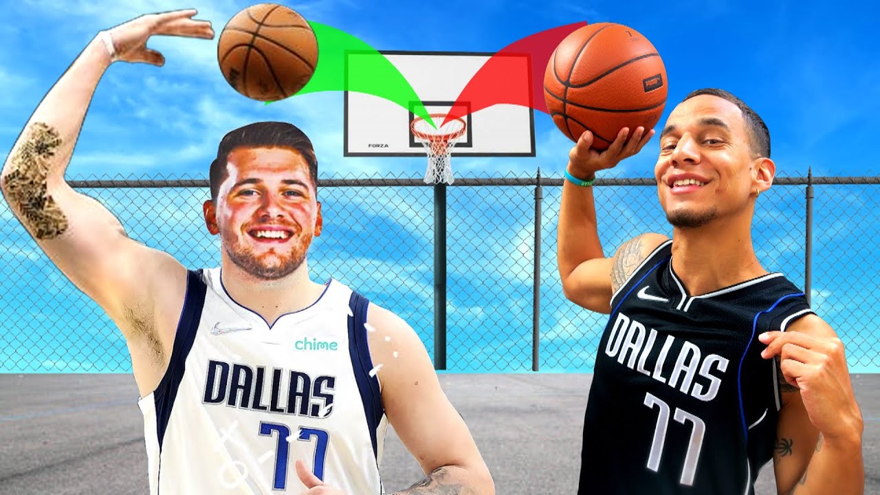 REFAIRE LES TIRS IMPOSSIBLES DE LUKA DONCIC !