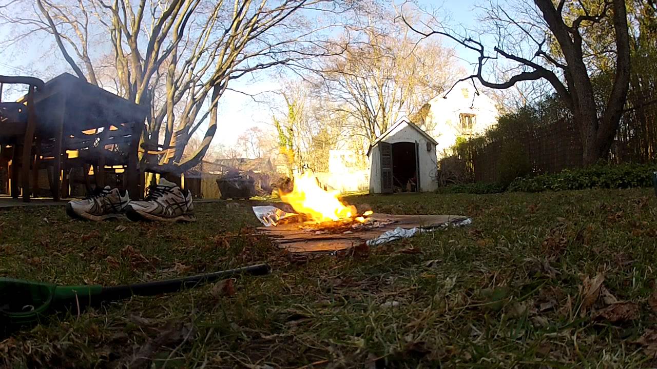 Burning Sodium Nitrate And Cereal Youtube