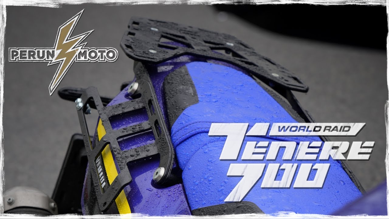 Luggage Rack PERUN MOTO Yamaha Tenere 700 WORLD RAID 2022 YouTube