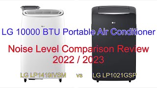 LG LP1419IVSM Portable AC | Noise Level Comparison Review 2022 / 2023