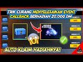 CARA MENYELESAIKAN EVENT CALLBACK FREEFIRE | 19.999 DIAMOND GRATIS DI EVENT CALLBACK GARENA FREEFIRE