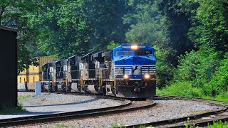 Sonicbonnet on the Sunbury Line: Blue Mane Conversion Unit 4000 Leads a Northbound Freight
