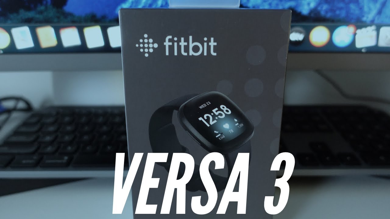 fitbit versa 3 unboxing