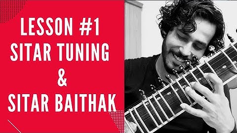Sitar Tutorial Lesson 1|| Baithak & How to handle Sitar || Sitar Tunning ||By MANINDER JANGRA