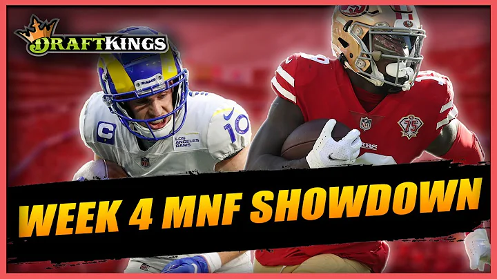 EVERYTHING you need to know: DRAFTKINGS NFL WEEK 4 MNF