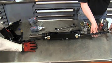 Bench Assembling a Steeroids Rack & Pinion Kit