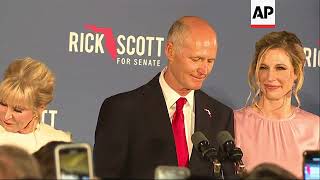 Rick Scott declares victory in Fla. Senate race