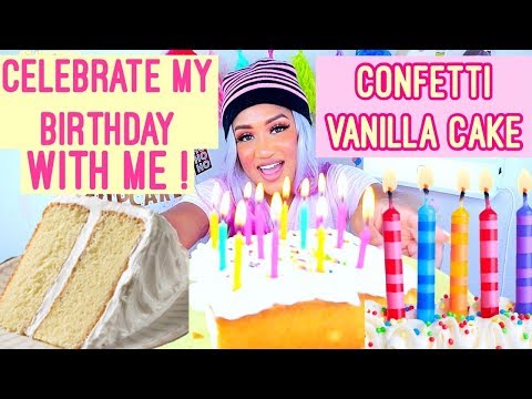 VickyCupcake 🍰EATING SHOW !: MY BIRTHDAY CAKE CELEBRATION ! | MUKBANG ASMR 먹방