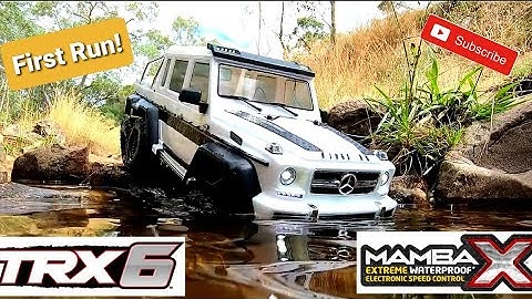 Traxxas Trx6 Mercedes Benz AMG - First Run! with Castle Mamba X 2850 4k