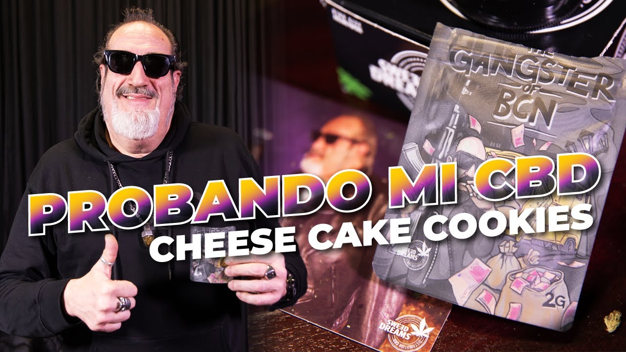 PROBANDO MI CBD 😎🌿0,2% THC 11% CBD Cheese Cake Cookies gracias a 