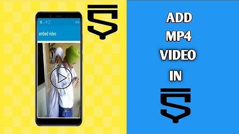HOW TO ADD MP4 VIDEO IN SKETCHWARE PROJECT/APPS HINDI