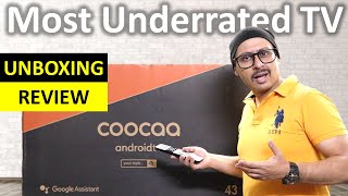 Coocaa 43 inch 4K Android TV Unboxing and Review | Is Coocaa S6G Pro TV the most underrated TV ?