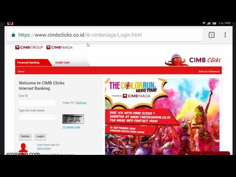 CARA SETOR TUNAI TANPA KARTU ATM CIMB NIAGA. 