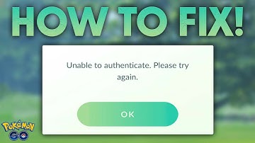 HOE JE DE *AUTHENTICATIEFOUT* IN POKEMON GO KUNT OPLOSSEN