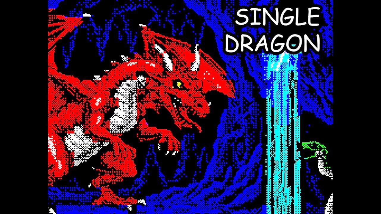 SINGLE DRAGON (2025) - 48K ZX Spectrum 2025 game! Gameplay