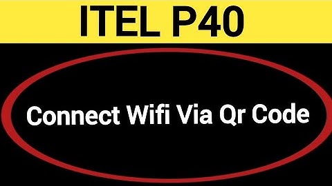 How to connect WiFi via QR code, ITEL P40 me Bina password ke Wi Fi connect kaise karen