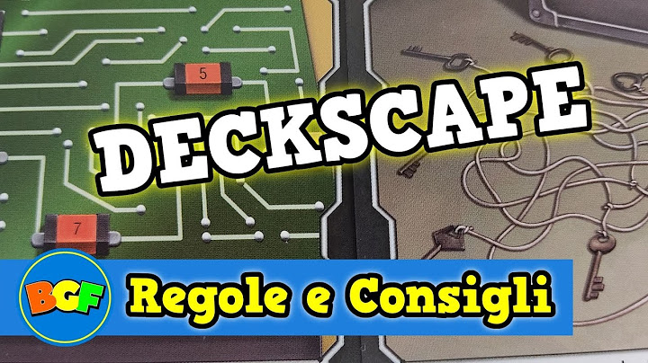 DECKSCAPE  | Gioco di Escape Room Cooperativo e Competitivo a Squadre | Tutorial 45 Come si gioca