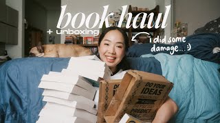 a collective BOOK HAUL ✨ australia book shopping, new releases & fiction reads (+ book unboxing)