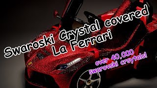 Let your peeperoos smack themselves on what this electric la ferrari
car with parental remote control looks like. covered in over 40,000
swarovski crystals, ...