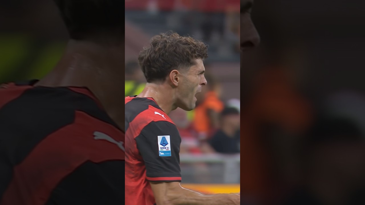 PULISIC 😮💨 | Controllo al volo e gol | #MilanLecce