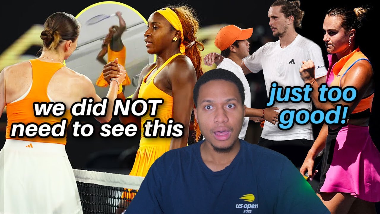 Coco criticizes racket smash clip after SHOCK loss 😤 Sabalenka & Zverev ...