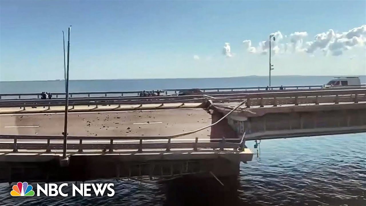 Russia blames Ukraine for deadly attack on Crimea bridge