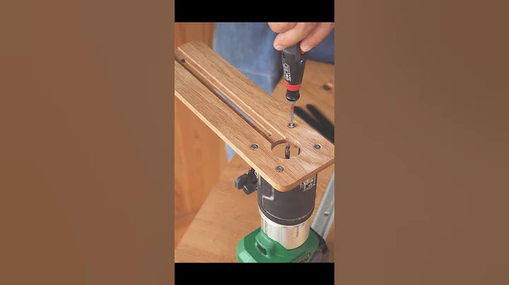 Router Circle Cutting Jig #shorts #satisfying