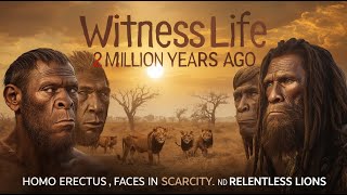 Life 2 Million Years Ago | Homo Erectus Faces Drought, Scarcity and Relentless Lions #history