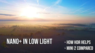 Autel Nano+ Plus Camera in Low Light with HDR Setting - Is it better than the Mini 2?
