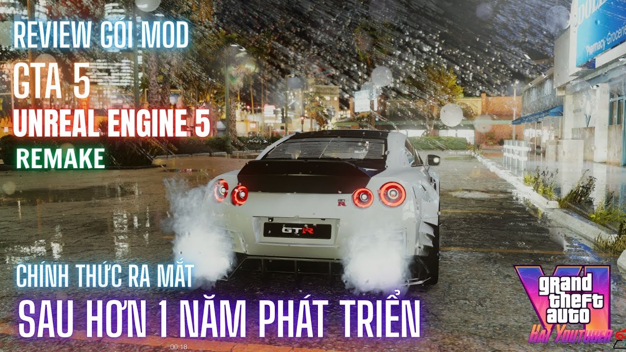 REVIEW Gói Mod GTA 5 UNREAL ENGINE 5 REMAKE | Siêu Phẩm Đồ Họa Anh Em Mong Chờ  1 Năm Qua Đã Ra Mắt