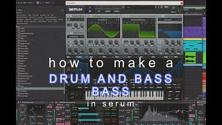 sound design DRUM AND BASS bass in SERUM
