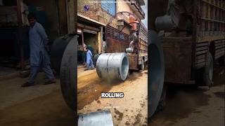 Why You Should NEVER Touch a Rolling Steel Coil 😯 #shorts #science #astroobuddy