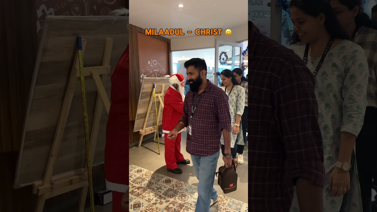 ക്രിസ്മസ് ആഘോഷങ്ങൾ തുടങ്ങി…. celebration at Brigade Tech Garden 