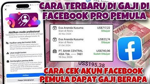 CARA DAPAT UANG DARI FACEBOOK TERBARU 2025