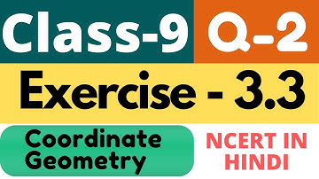Chapter:3 Ex.3.3 Q-2 Class 9 Coordinate Geometry | Ncert Maths Class 9 | Cbse | #satyam #tcn
