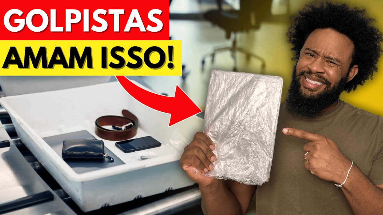 ASSIM os LADRÕES do AEROPORTO ESCOLHEM SUAS VITIMAS (EVITE ESSES ERROS)