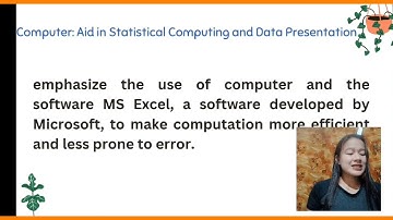 ASSESSMENT LEARNING 2- CHAPTER 10 STATISTICS AND COMPUTER: TOOLS FOR ANALYZING OF ASSESSMENT DATA