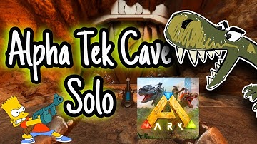 Ark ultimate mobile: Alpha Tek Cave Solo 🔥🫡