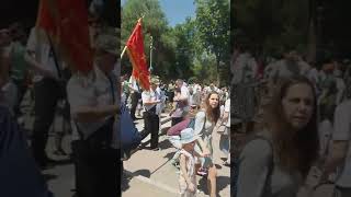 9мая в Алмаа́те Казахстан(видео от зрителей)