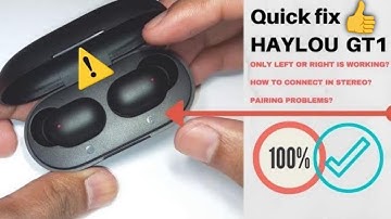 Haylou GT1 pairing problem fix Left Right | Red and White blink Re-pair reset  GT2 GT1 pro
