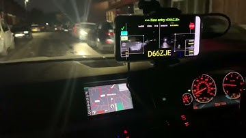 MCR ONE ANPR SYSTEMS LTD ,MOBILE ANPR DEMO CENTRAL DEVICE AT NIGHT