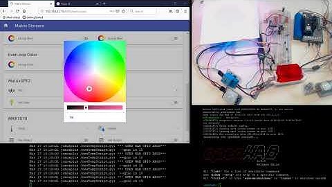 Using openHAB 2 to control MATRIX Creator GPIO