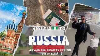 NIGERIA TO RUSSIA VLOG DAY 1: Getting my Visa | Connecting flight | Hotel Room Tour and more..