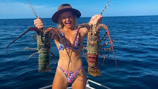 INSANE Day Catching Giant Lobsters in Paradise