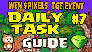HOW TO FIND 7TH WEN $PIXEL DAILY TASK 💎 BARNEY’S RIDDLE  🔍 WER/WHERE? | TGE EVENT