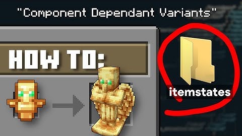 How to make Name Dependant Item Variants & More | Vanilla Resource Pack Tutorial (1.21.5 itemstates)