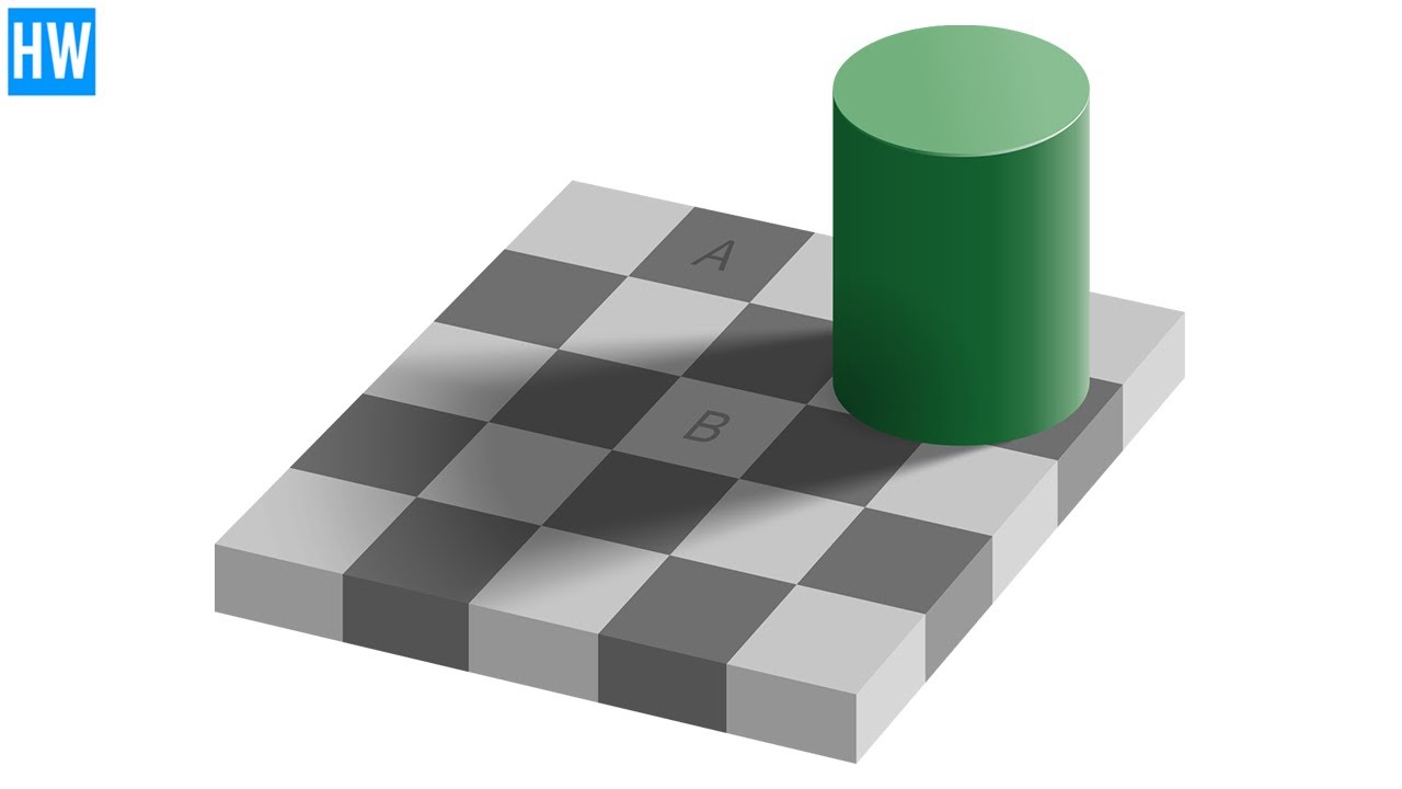The Checker Shadow Illusion YouTube
