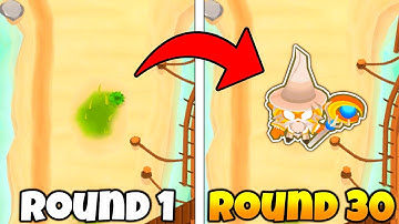 Can I Win Using ONLY The Grass? (Bloons TD Battles 2)