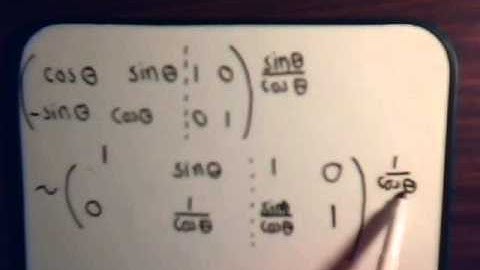 Linear Algebra Video #32: Deriving Orthogonal (Rotation) Matrix - Part 3